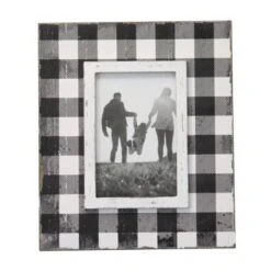 Buffalo Plaid 4x6 Inch Wood Decorative Picture Frame - Foreside Home & Garden -Home Decor GUEST 03dc3010 409f 404a 9ad0 9410bd8ff7a2