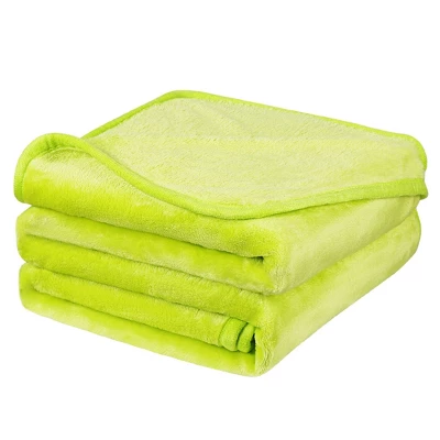 PiccoCasa Flannel Fleece Soft Luxury Bed Blankets 1 Pc 1 PiccoCasa Flannel Fleece Soft Luxury Bed Blankets 1 Pc