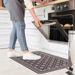 World Rug Gallery Border Anti-Fatigue Standing Mat -Home Decor GUEST 0746eecc 2591 4efa ad3b b5830d6a4c2a