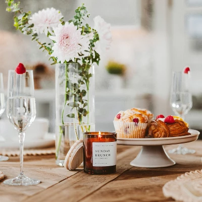 Sweet Water Decor Sunday Brunch 9oz Amber Jar Soy Candle 3 Sweet Water Decor Sunday Brunch 9oz Amber Jar Soy Candle - Image 3