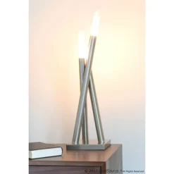 26" Icicle Desk Lamp Brushed Nickel - LumiSource 7 26" Icicle Desk Lamp Brushed Nickel - LumiSource -Home Decor GUEST 09fdad8c 5f0d 4bc3 89f0 36a500b69f5c