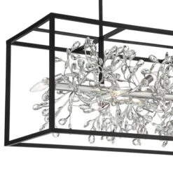 Possini Euro Design Carrine Black Silver Linear Pendant Chandelier 38 1/2" Wide Modern Clear Crystal 8-Light Fixture For Dining Room Kitchen Island 10 Possini Euro Design Carrine Black Silver Linear Pendant Chandelier 38 1/2" Wide Modern Clear Crystal 8-Light Fixture For Dining Room Kitchen Island -Home Decor GUEST 0a480c79 d7c9 45fb 93d7 94bae2d691b6