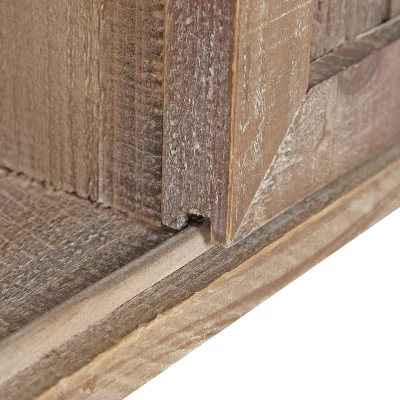 18" X 8" X 20" Decorative Farmhouse Cabinet - Kate & Laurel All Things Decor 3 18" X 8" X 20" Decorative Farmhouse Cabinet - Kate & Laurel All Things Decor - Image 3