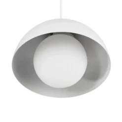 1-Light Amelia Plug-In Pendant With Glass Shade Matte White - Globe Electric 9 1-Light Amelia Plug-In Pendant With Glass Shade Matte White - Globe Electric -Home Decor GUEST 0beb224b 1915 4bc2 895d 14b3506a8355