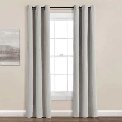 Home Boutique Insulated Grommet Blackout Linen Window Curtain Panel Light Gray Single 38X84 1 Home Boutique Insulated Grommet Blackout Linen Window Curtain Panel Light Gray Single 38X84