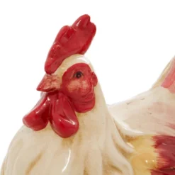 9" Ceramic Farmhouse Chicken Garden Sculpture Red - Olivia & May 8 9" Ceramic Farmhouse Chicken Garden Sculpture Red - Olivia & May -Home Decor GUEST 109236bb 30c8 43f6 a8e6 9b1c3958ad8c