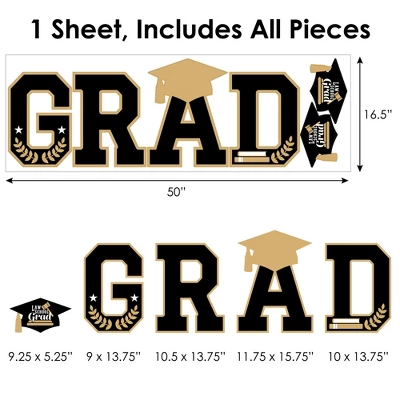 Big Dot Of Happiness Law School Graduation Party Decor - Vinyl Wall Decals - Grad 5 Big Dot Of Happiness Law School Graduation Party Decor - Vinyl Wall Decals - Grad - Image 5