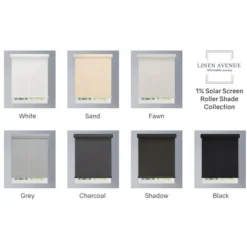 Linen Avenue Cordless Cassette 1% Solar Roller Shade, Group 2 -Home Decor GUEST 1340d6f1 225a 4ae8 bd69 2d2a7f2c158f