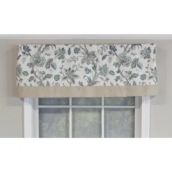 Gianna Banded 3in Rod Pocket Contrast Bottom Banding Valance 50in X 16in By RLF Home 11 Gianna Banded 3in Rod Pocket Contrast Bottom Banding Valance 50in X 16in By RLF Home -Home Decor GUEST 17832719 e3ca 48e3 9794 b5f797f512ab