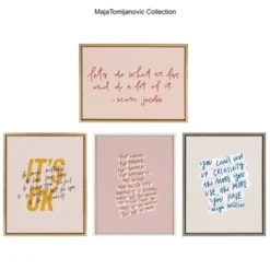 18" X 24" Sylvie Do What We Love Framed Canvas Wall Art By Maja Tomljanovic Gold - Kate And Laurel 9 18" X 24" Sylvie Do What We Love Framed Canvas Wall Art By Maja Tomljanovic Gold - Kate And Laurel -Home Decor GUEST 19fac891 ed2f 4a0b 9db9 42c107c8608d