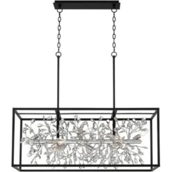Possini Euro Design Carrine Black Silver Linear Pendant Chandelier 38 1/2" Wide Modern Clear Crystal 8-Light Fixture For Dining Room Kitchen Island 13 Possini Euro Design Carrine Black Silver Linear Pendant Chandelier 38 1/2" Wide Modern Clear Crystal 8-Light Fixture For Dining Room Kitchen Island -Home Decor GUEST 1ada9ea3 34f4 42da bef6 9310af5afbb5