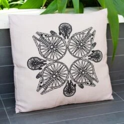 Seven20 Star Wars Decorative Throw Pillow | Millennium Falcon Pattern | 20 X 20 Inches -Home Decor GUEST 1d787e34 23af 42be 95c7 f3bfb7198f5f