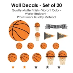 Big Dot Of Happiness Nothin’ But Net - Basketball - Peel And Stick Sports Decor Vinyl Wall Art Stickers - Wall Decals - Set Of 20 10 Big Dot Of Happiness Nothin’ But Net - Basketball - Peel And Stick Sports Decor Vinyl Wall Art Stickers - Wall Decals - Set Of 20 -Home Decor GUEST 1eec2f11 7ba1 4c87 b58e 4b46ecdce869
