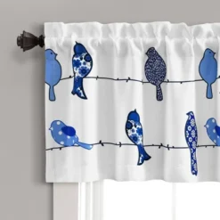 18"x52" Rowley Birds Light Filtering Valance - Lush Décor -Home Decor GUEST 1f3fadf6 0459 4259 8fec b00f8b112673