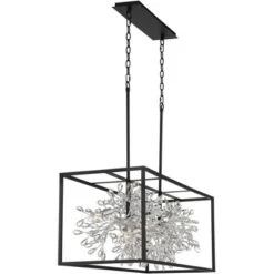 Possini Euro Design Carrine Black Silver Linear Pendant Chandelier 38 1/2" Wide Modern Clear Crystal 8-Light Fixture For Dining Room Kitchen Island 15 Possini Euro Design Carrine Black Silver Linear Pendant Chandelier 38 1/2" Wide Modern Clear Crystal 8-Light Fixture For Dining Room Kitchen Island -Home Decor GUEST 200f9acd 89df 4927 aace 9ef3c09c4af0