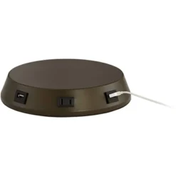 360 Lighting Modern Table Lamp With USB And AC Power Outlet Workstation Charging Base 24.5" High Espresso Bronze Droplet Living Room Desk Office 10 360 Lighting Modern Table Lamp With USB And AC Power Outlet Workstation Charging Base 24.5" High Espresso Bronze Droplet Living Room Desk Office -Home Decor GUEST 20794d02 b9a7 4a06 8d20 e46fedcad087