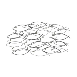 Metal Fish Indoor Outdoor Wall Decor Dark Gray - Olivia & May 6 Metal Fish Indoor Outdoor Wall Decor Dark Gray - Olivia & May -Home Decor GUEST 2185f56c cc72 492b bf2c 2abe12318ee4