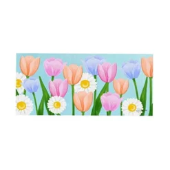 Evergreen Indoor Outdoor Doormat Bundle Set Of 5 - Frame And 4 Holiday Seasonal Inserts Valentine's Love Easter Tulips 4th Of July And St. Patricks -Home Decor GUEST 24a454b5 c031 487d 9997 c4f90efe0118