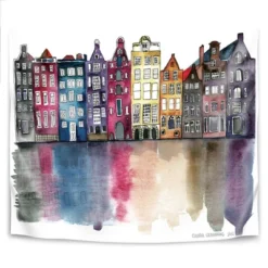 Americanflat Amsterdam By Claudia Libenberg Wall Tapestry -Home Decor GUEST 24d61875 5003 4ce9 a6d5 749c11628d6c