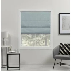 Exclusive Home Acadia 100% Blackout Roman Shade, 23"x64", Aqua 9 Exclusive Home Acadia 100% Blackout Roman Shade, 23"x64", Aqua -Home Decor GUEST 25b34bc1 eb54 42d8 90cb 63a61f3a1d8c