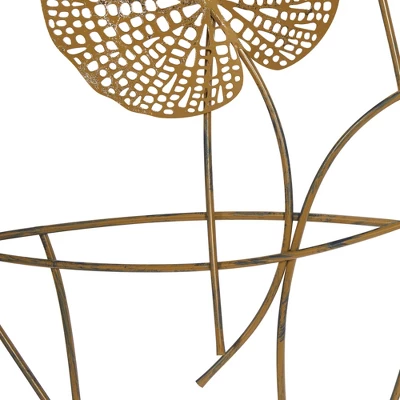 Modern Metal Floral Wall Decor - Olivia & May 20 Modern Metal Floral Wall Decor - Olivia & May - Image 20