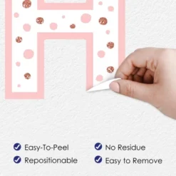 Big Dot Of Happiness 1st Birthday Little Miss Onederful - Peel And Stick Girl First Birthday Party Large Banner Wall Decals - Happy Birthday 8 Big Dot Of Happiness 1st Birthday Little Miss Onederful - Peel And Stick Girl First Birthday Party Large Banner Wall Decals - Happy Birthday -Home Decor GUEST 28b8461e 6787 41ba b011 3f13ffa13fc3