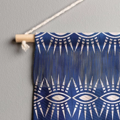 22"x31.5" Schatzi Brown Mila Eye Stripe Indigo Wall Hanging Portrait Blue - Deny Designs 2 22"x31.5" Schatzi Brown Mila Eye Stripe Indigo Wall Hanging Portrait Blue - Deny Designs - Image 2