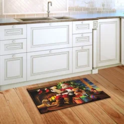 Briarwood Lane Naughty Or Nice Christmas Doormat Santa Claus Indoor Outdoor 30" X 18" -Home Decor GUEST 29c9c1c9 f5a6 498c 97ad bd0bd45f4881