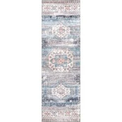 NuLOOM Drina Distressed Machine Washable Area Rug -Home Decor GUEST 2d54a125 09e3 4932 b4e4 21a3c788f9a3