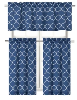 Kate Aurora Shabby Lattice Cotton Blend Kitchen Curtain Tier & Valance Set -Home Decor GUEST 2d6609fc eb95 43df 96e3 95f92de54b80