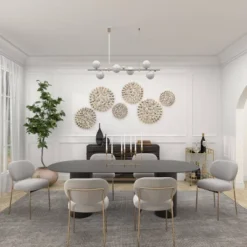 Set Of 3 Metal Starburst Wall Decors With Cutout Design - Olivia & May -Home Decor GUEST 32b4b480 0526 494d 9b2a 98798b7aedea