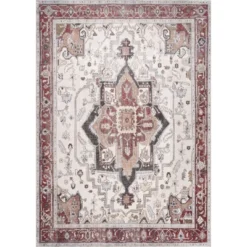 NuLOOM Miley Machine Washable Traditional Medallion Area Rug 23 NuLOOM Miley Machine Washable Traditional Medallion Area Rug -Home Decor GUEST 35311b1e 6c89 4430 96de f4e8c93398b3