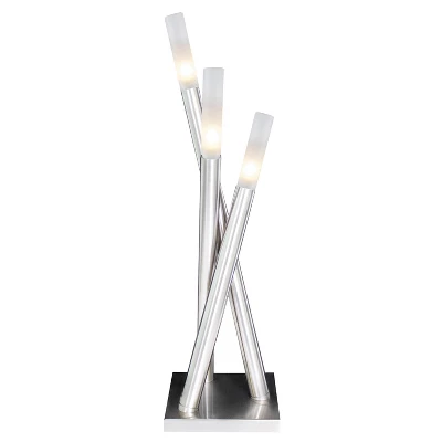 26" Icicle Desk Lamp Brushed Nickel - LumiSource 1 26" Icicle Desk Lamp Brushed Nickel - LumiSource
