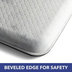 J&V TEXTILES Anti Fatigue Kitchen Mat Cushioned Anti Fatigue, Non Slip Waterproof Mat Standing Desk, 20x36x1/2 Inches (Wineology)