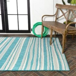 Castara Wavy Stripe Modern Indoor/Outdoor Area Rug - JONATHAN Y -Home Decor GUEST 38b8026e 7864 4af0 91a6 4610a0938562