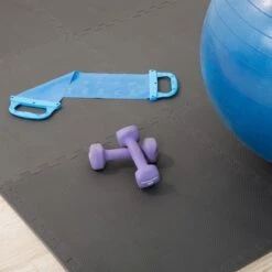 Foam Flooring Tiles - 18-Pack Interlocking EVA Foam Pieces Non-Toxic Floor Padding For Playroom Gym Or Basement By Stalwart (Gray) -Home Decor GUEST 39993e10 fc83 4f98 ba6d 80cbb2fd2afc