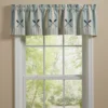 Park Designs River Runner Stripe Lined Paddles Valance 60” X 14”