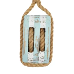 Wood Sail Boat Pulley Wall Decor Blue - Olivia & May -Home Decor GUEST 3f5c4848 344a 4e49 bf86 e9c8f8ddb3cd