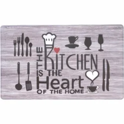 World Rug Gallery 'Kitchen Is The Heart Of The Home' Anti-fatigue Mat -Home Decor GUEST 40263b26 4017 4029 bf6b 4c525f18d86f