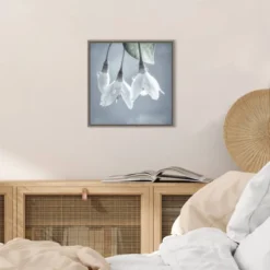 16" X 16" Japanese Snowbell Tree Blossoms By Jaynes Gallery Danita Delimont Framed Canvas Wall Art - Amanti Art -Home Decor GUEST 406e2668 31e1 4ec7 8b0f 23c70584ea4a