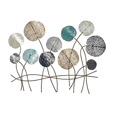 Modern Metal Floral Wall Decor - Olivia & May 16 Modern Metal Floral Wall Decor - Olivia & May - Image 16