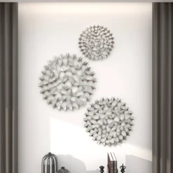 Set Of 3 Metal Starburst Wall Decors With Cutout Design - Olivia & May -Home Decor GUEST 45f6f9a9 4d38 4d23 bfd6 62ac33eae78c