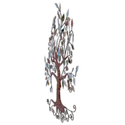 Metal Tree Wall Decor Brown - StyleCraft