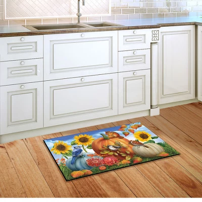 Fall Pumpkin Gathering Doormat 18" X 30" Indoor Outdoor Briarwood Lane 4 Fall Pumpkin Gathering Doormat 18" X 30" Indoor Outdoor Briarwood Lane - Image 4