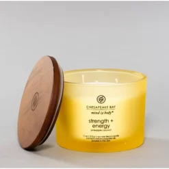 Jar Candle Strength & Energy - Mind And Body By Chesapeake Bay Candle -Home Decor GUEST 4a16835d 4739 4d08 af22 de6a83dad6ed