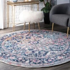 NuLOOM Vintage Lilah Medallion Area Rug -Home Decor GUEST 4aab6b85 4d44 4b97 ae6c 751c44526389