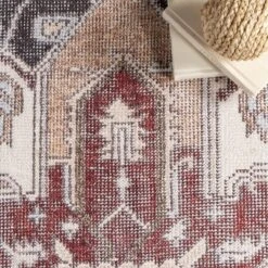 NuLOOM Miley Machine Washable Traditional Medallion Area Rug 16 NuLOOM Miley Machine Washable Traditional Medallion Area Rug -Home Decor GUEST 4aacda34 1e9f 4378 9864 b6bde3842151