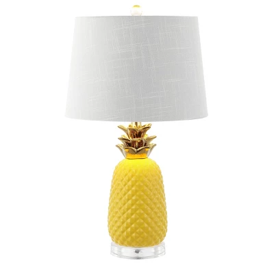 23" Pineapple Classic Vintage Ceramic LED Table Lamp LED Light Bulb (Includes LED Light Bulb) - JONATHAN Y 8 23" Pineapple Classic Vintage Ceramic LED Table Lamp LED Light Bulb (Includes LED Light Bulb) - JONATHAN Y - Image 8
