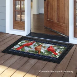Wintertime Cardinals Doormat 30" X 18" Indoor Outdoor Briarwood Lane -Home Decor GUEST 4de1bf32 9b6f 4d9c 8afd 311722f9e27a