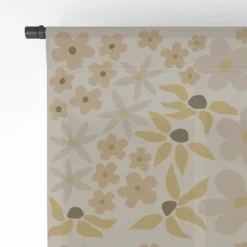 Urban Wild Studio Black Coffee Morning Tan Single Panel Sheer Window Curtain - Deny Designs -Home Decor GUEST 4e549f6c 1578 4c5a a26a e1d918958627